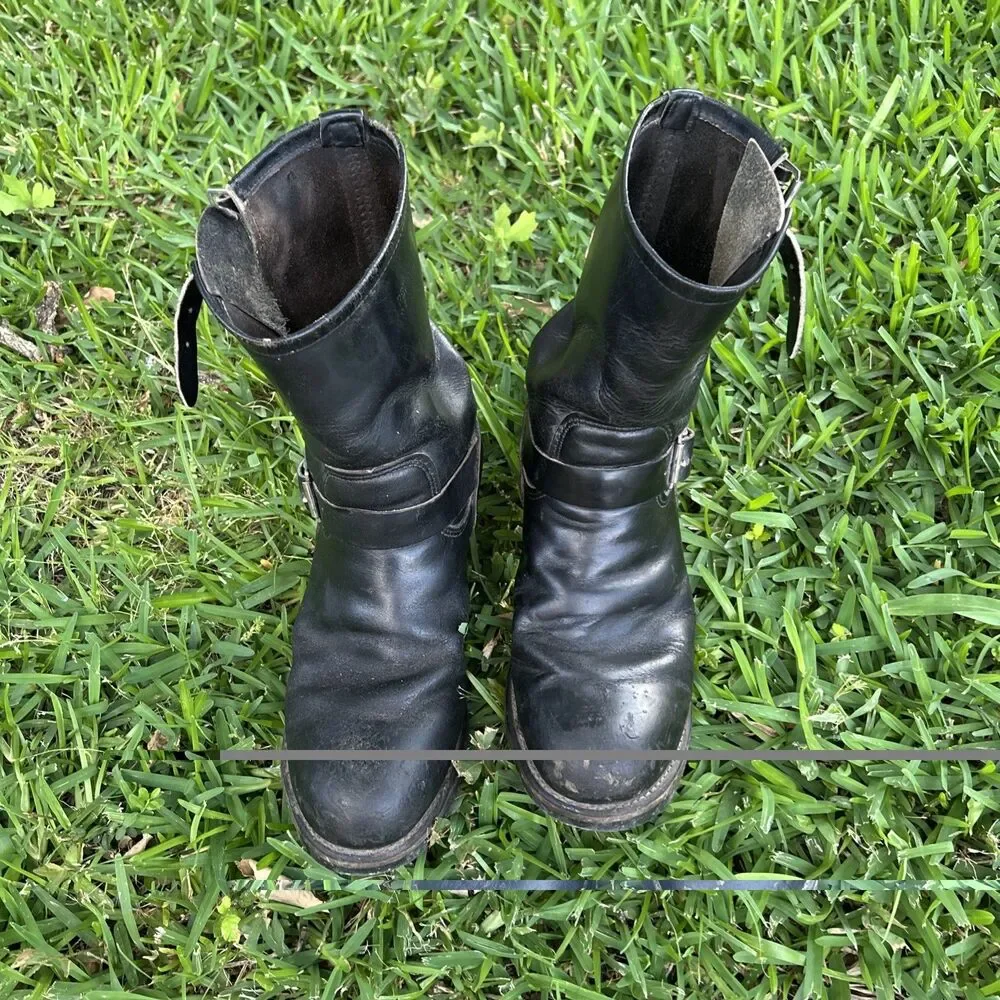 Vtg 1990 80s Red Wing PT83 2268 Engineer Boots Size 10.5 D Motorcycle